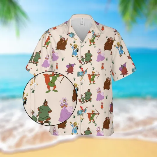 Disney Robin Hood Hawaiian Shirt