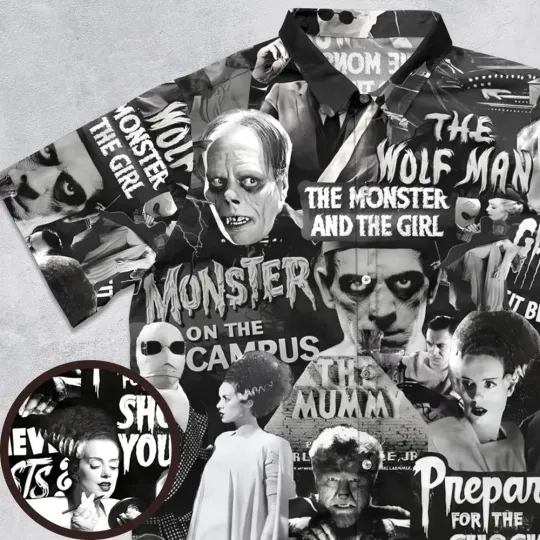 Universal Monsters Hawaiian Shirt