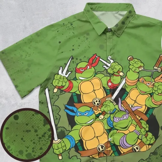 Teenage Mutant Ninja Turtles Hawaiian Shirt