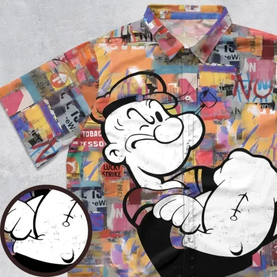 Popeye The Sailor Man Hawaiian Shirt