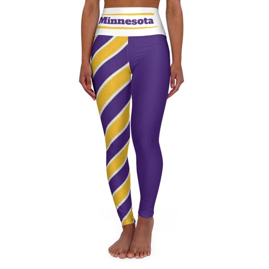 Minnesota Football Themed   Yoga Leggings