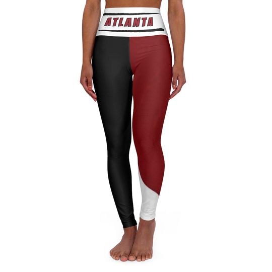 Atlanta Football Themed Yoga Leggings