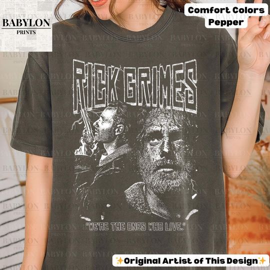 The Walking D Rick Grimes T-Shirt, Daryl Dixon Walking D Tee