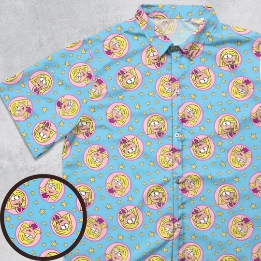 Lizzie Mcguire Badges Hawaiian Shirt