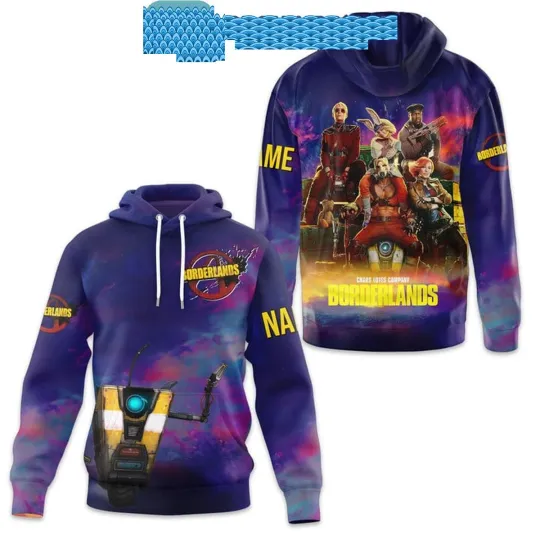 Borderlands Chaos Love Company In Borderlands Hoodie