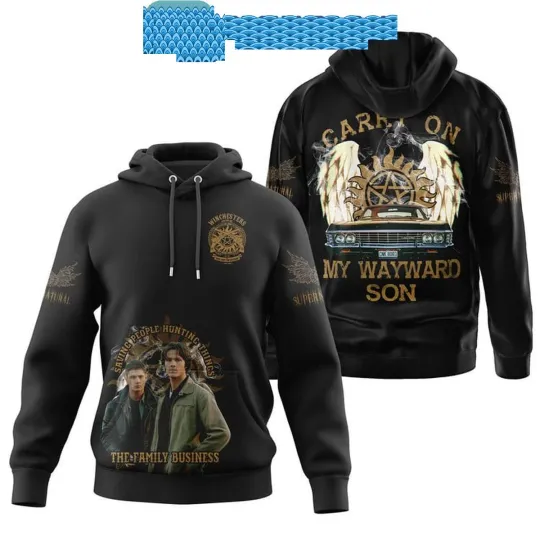 Supernatural Carry On My Wayward Son Hunting Things Hoodie