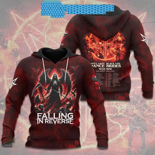 Falling In Reverse The Popular Mons Tour With Guest 2024 Hoodie