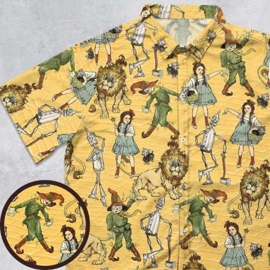 Magic Of Oz Characters Hawaiian Shirt