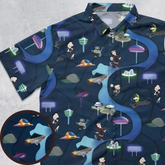 City of The Future The Jetsons Hawaiian Shirt