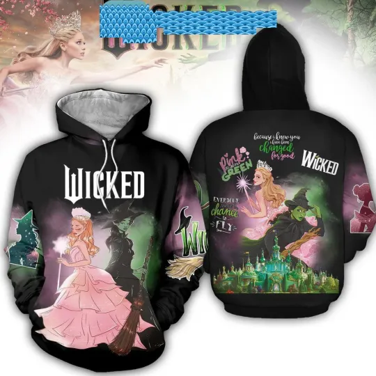 Wicked 2024 I Knew You I Have Been Changed For Good Hoodie