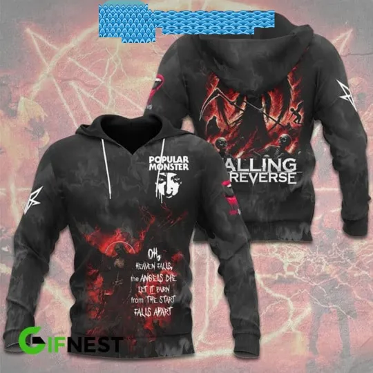 Falling In Reverse I Am A Popular The Popular Mons Tour 2024 Hoodie