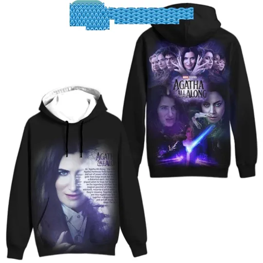 Agatha All Along Agatha Harkness Goth Teen Hoodie
