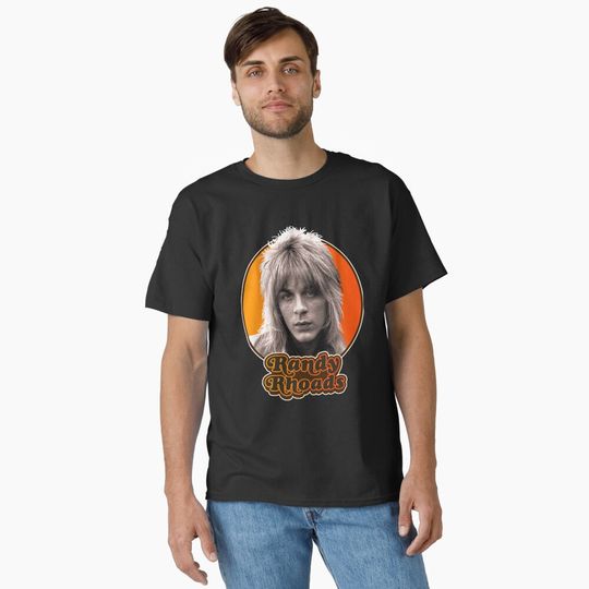 Retro Randy Rhoads Tribute   Classic T-Shirt