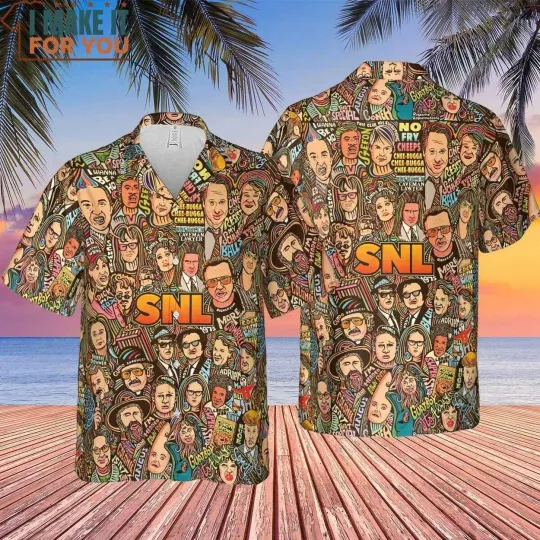 Blues Brothers Waynes World Coneheads SNL Hawaiian Shirt