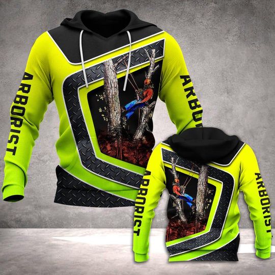 Arborist 3D Hoodie with Custom Name, Arborist Gift for Men and Women
