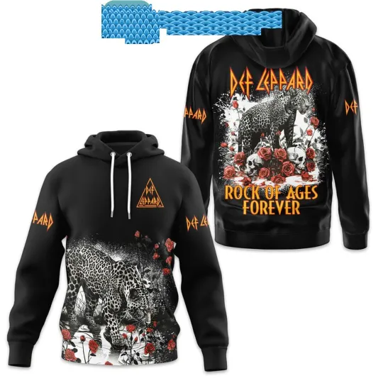 Def Leppard Rock Of Ages Forever Fan Hoodie Shirt