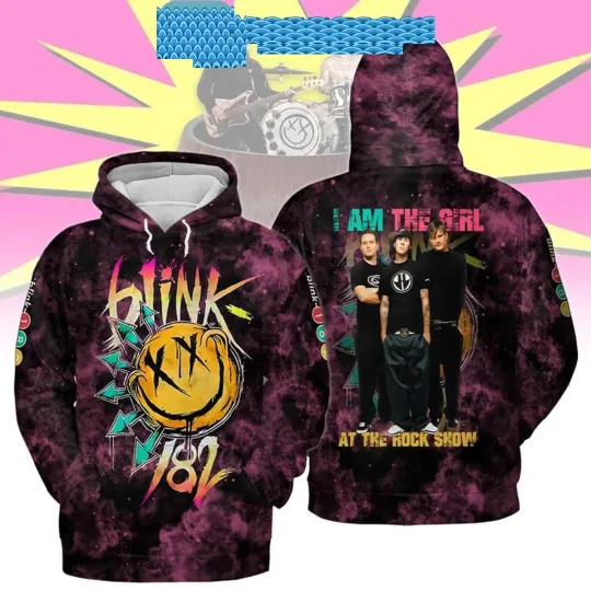 B182 I Am The Girl At The Rock Show Hoodie