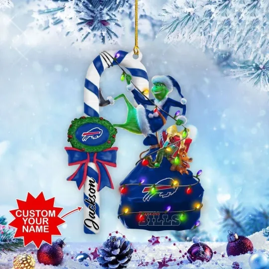 Personalized Buffalo Football Team Billss Christmas Ornament Gift Decor