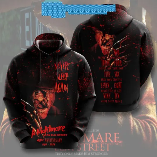 Freddy Krueger Come For You Nightmare On Elms Street Hoodie
