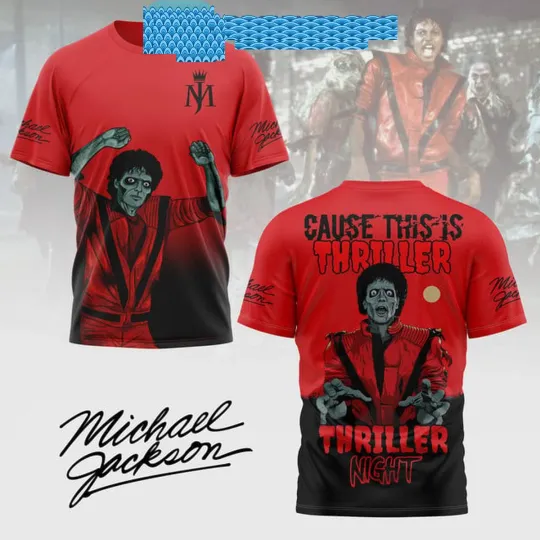 Michael Jackson Cause This Is Thriller Night King Of Pop Halloween Hoodie