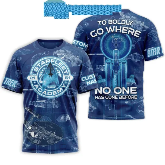 Star Strek Starfleet Academy No One Has Gone Before T-Shirt