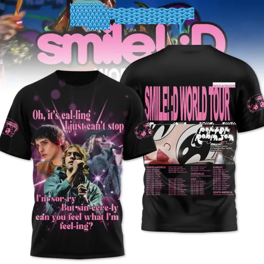 Smile D World Tour 2024 Oh I Just Cant Stop T-Shirt