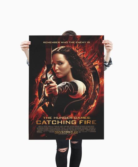 The Hunger Games Catching Fire Poster / Premium Matte vertical poster