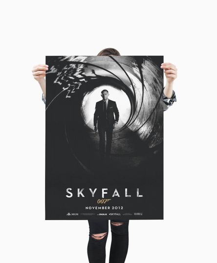 James Bond Skyfall Poster / Premium Matte vertical poster