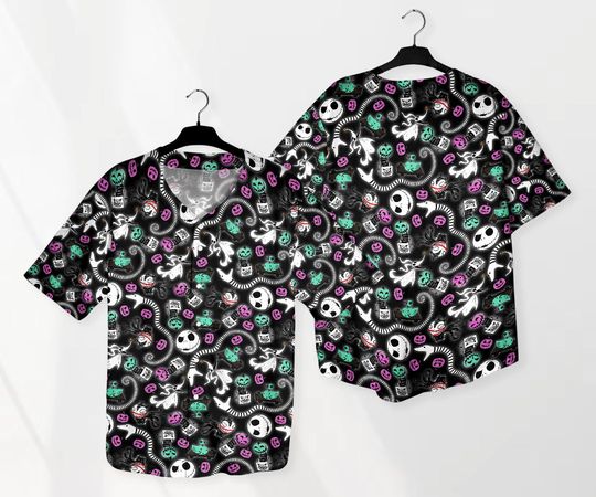 Pumpkin King Baseball Jersey, Oogie Boogie Jersey Shirt