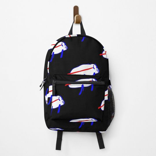 Josh Allen Bills Potato Drawing (White)  Backpack