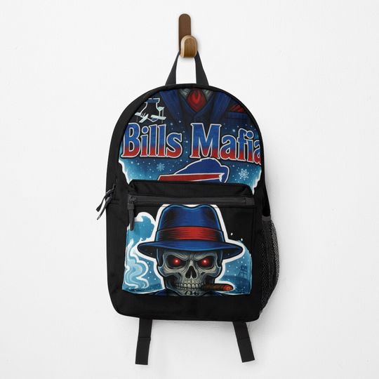 Bills Mafia Don — Buffalo Football Mafia Boss Sticker Backpack