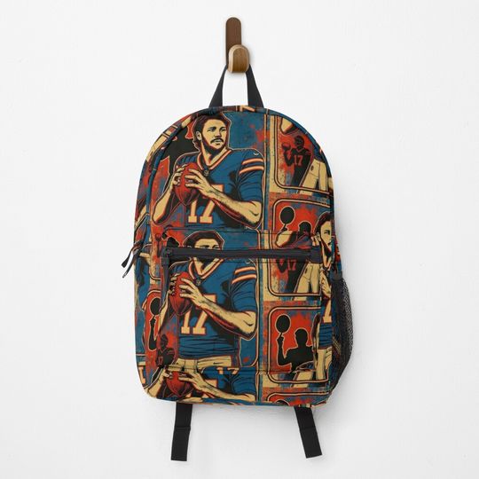 Josh Allen Artwork  Backpack
