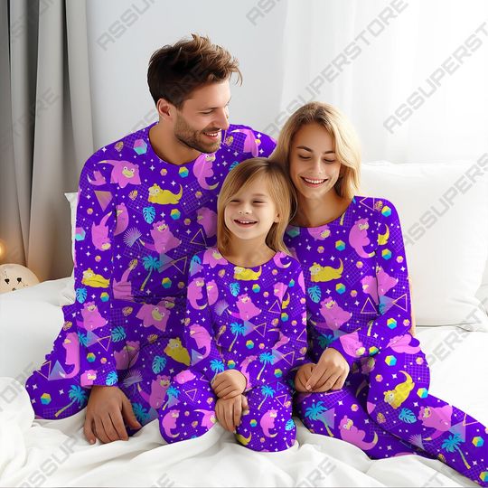 Dopey Pajamas Set Matching Family Pajamas Couples Pajamas Gift