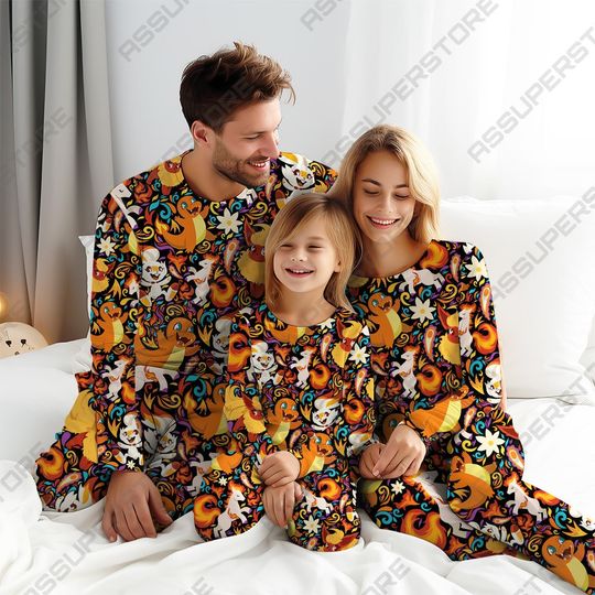 Dragoon Rabbit Pajamas Set Family Matching Couple Pajamas Christmas Holiday Gift