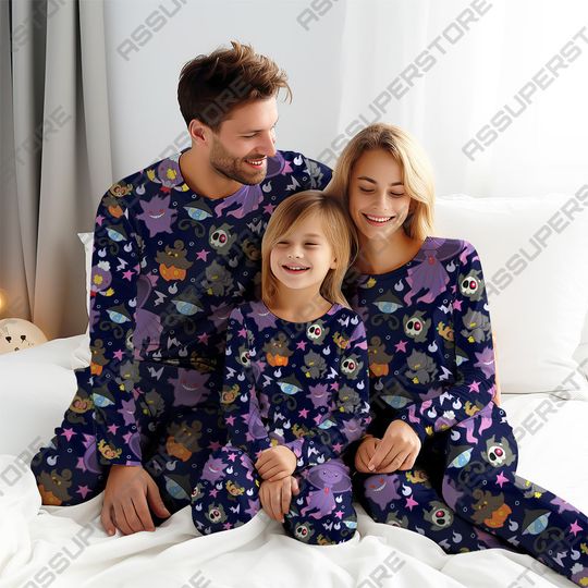 Shadow King Pajamas Set Family Matching Couple Pajamas Christmas Holiday Gift