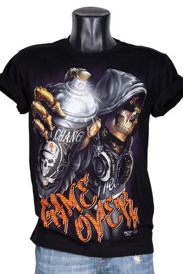 3D Rock Skull T-Shirt Unisex Glow in the Dark