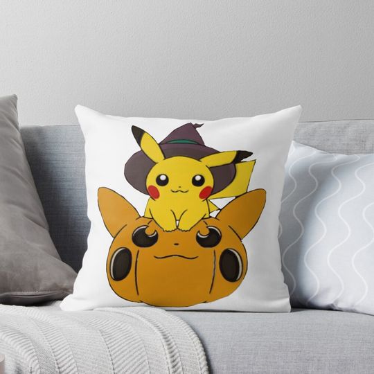 Halloween Jack O Lantern Gamer Boys Kids Men Funny Halloween Pillow