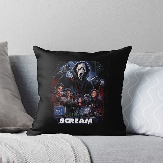 Scream horror movie Pillow