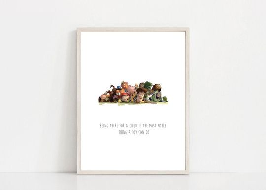 Toy Story Being There Vertical Wall Poster