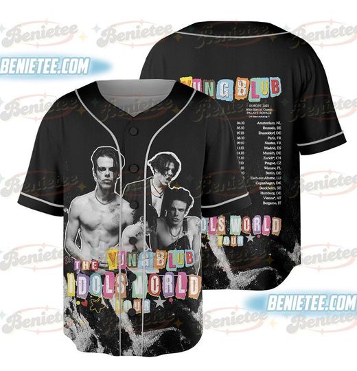 Yungblud 2025 Concert Baseball Jersey, 2025 Yungblud Idols World Tour Jersey, Yungblud Idols Shirt, Yungblud Fan Gift, Yungblud