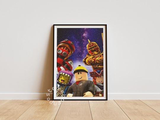 Roblox Video Games Poster for Kids Room Premium Matte Vertical Wall Decor