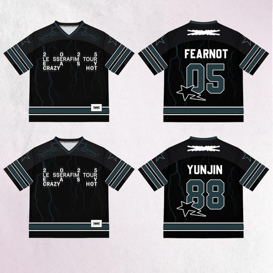 I'm Fearless Jersey, Gifts for Fearnot fans, Fearnot fandom, Jersey Tour