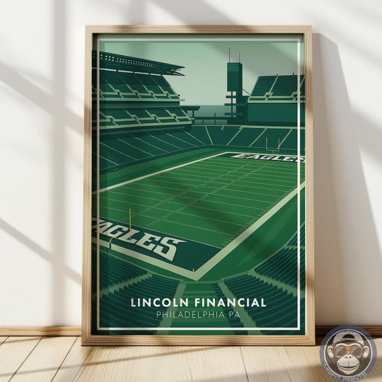 Lincoln Financial Field Poster - Philadelphia Football Stadium Wall Art