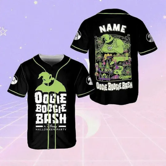Personalized Oogie Boogie Bash Halloween Party 2025 Baseball Jersey Shirt