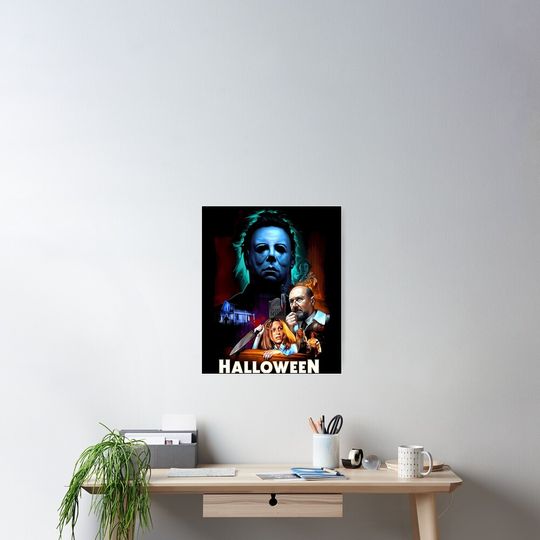Halloween Slasher Film - Halloween Horror  Movie Poster
