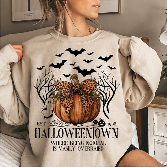 Halloweentown 1998 Sweatshirt, Halloween Pumpkin