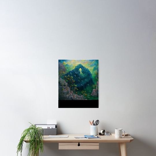 View  under sea Palace Shoals Essential Poster