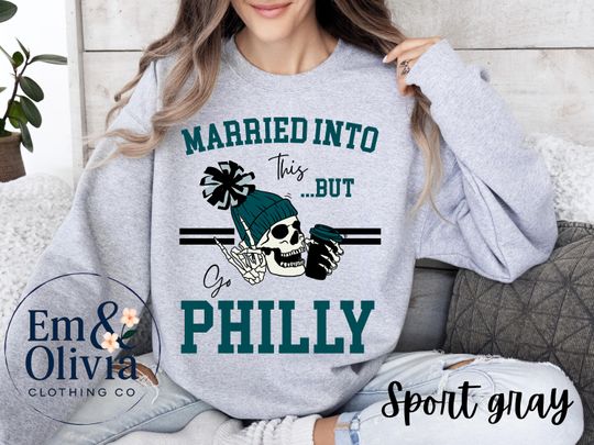 Philadelphia Football Sweatshirt Unisex Crewneck Cozy Graphic Pullover