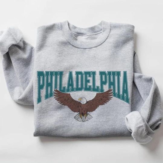 Philadelphia Eagles Sweatshirt, Eagles Crewneck, Philly Sweatshirt, Eagles Apparel
