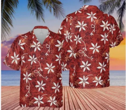 Blue Hawaii Elvis Presley Aloha Shirt Retro Vacation Outfit